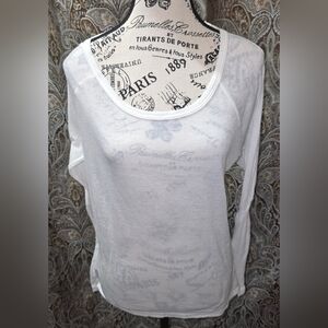 White Long Sleeve Women's Top